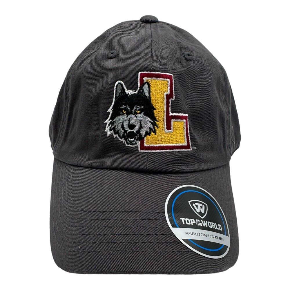 NWT Top of the World Loyola Chicago Ramblers Adjustable Strapback Hat Cap‎ Gray